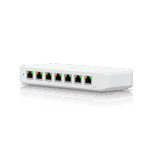 USW Ultra 210W Switch de 8 Puertos GbE (7 Puertos PoE+ y 1 Puerto Entrada PoE++) con Opciones de Montaje Versátiles