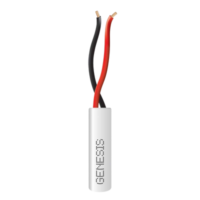 Bobina de 305 Metros (1000 Pies) de Cable | 2 x 22 AWG | Color Blanco | Riser | Para Sistemas de Intrusión y Automatización
