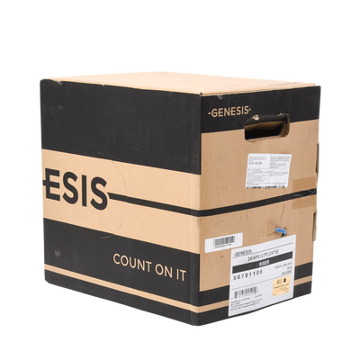 Bobina de 305 Metros (1000 Pies) Cable Par Trenzado Nivel 5 (CAT 5e) | CMR | Color Azul | 4 Pares de Conductores Sólidos de Cobre AWG 24 | Para Aplicaciones de CCTV, Redes de Datos, IP Megapixel, Control RS485 - Image 2