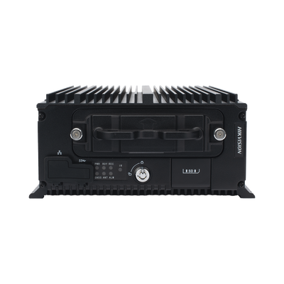DVR Móvil Híbrido | 12 Canales | 4 TURBO HD + 8 IP PoE | H.265 | 2 Megapixel | 4G | WiFi | GPS+GLONASS | SSD 4 TB | 9-36 VDC | Sin Ventilador - Image 2
