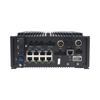 DVR Móvil Híbrido | 12 Canales | 4 TURBO HD + 8 IP PoE | H.265 | 2 Megapixel | 4G | WiFi | GPS+GLONASS | SSD 4 TB | 9-36 VDC | Sin Ventilador - Image 4