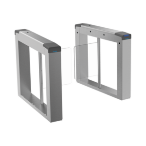 Torniquete Swing para EXTERIOR | Compatible con Reconocimiento Facial | Carril de 90 cms | Acero Inoxidable SUS304 | Motor Brushless | Capacidad 20-60 Personas por Minuto | 3,000,000 MCBF | Perforaciones listas para montaje DS-KAB6ZU1 No Incluido
