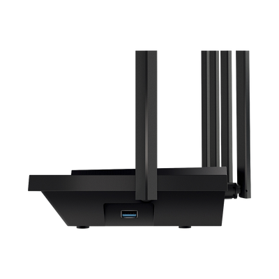 Router WiFi 6 Doble Banda | AX5400 MU-MIMO 4X4 y OFDMA | 1 puerto WAN 10|100|1000 Mbps | 4 puertos LAN 10|100|1000 Mbps | 1 puerto USB 3.0 | 6 potentes antenas | Administración App (Tether) o Página web | Protección HomeShield - Image 2