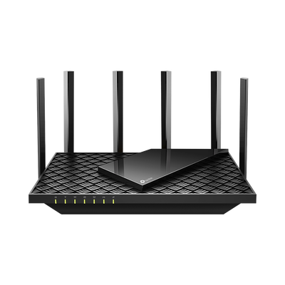 Router WiFi 6 Doble Banda | AX5400 MU-MIMO 4X4 y OFDMA | 1 puerto WAN 10|100|1000 Mbps | 4 puertos LAN 10|100|1000 Mbps | 1 puerto USB 3.0 | 6 potentes antenas | Administración App (Tether) o Página web | Protección HomeShield