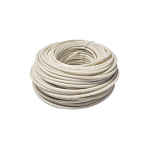 Cable Doble Aislado para Cercas Electrificadas | Bobina 50 m (164 ft) | Calibre 22 | Anti-UV | Multifilar Flexible