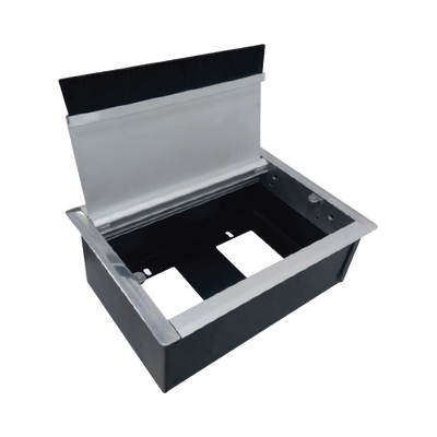 Caja Universal Vacía de 2 Módulos para Instalación en Escritorio (Voz, Datos, Video, Contactos Eléctricos), (No Incluye Accesorios) - Image 5