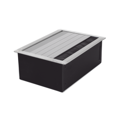 Caja Universal Vacía de 2 Módulos para Instalación en Escritorio (Voz, Datos, Video, Contactos Eléctricos), (No Incluye Accesorios) - Image 4