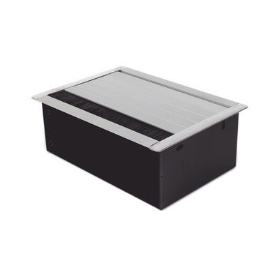 Caja Universal Vacía de 2 Módulos para Instalación en Escritorio (Voz, Datos, Video, Contactos Eléctricos), (No Incluye Accesorios) - Image 3