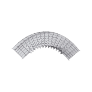 Curva Pre-Fabricada Horizontal de 90° con medidas de 54 mm de Peralte y 50 mm Ancho (54|50 mm)
