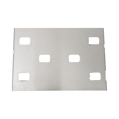 Cople para Uniones de Escalera de Aluminio | Plano | Peralte 3 1|4" | Incluye Tornilería