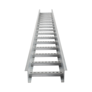 Escalera de Aluminio Portacables | Perfil Z | Peralte 3 1|4" |Paso 9" | Ancho 6" | 3.66 metros | Capacidad Máx. 137 Cables | Incluye Cople Union y Tornillería