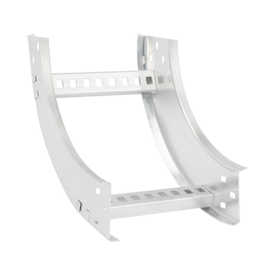 Curva Vertical Interior de Aluminio de 90° Perfil Z | Peralte 3 1|4" | Ancho 9" | Radio 8" | Incluye Tornillería (CHVI90EZ314R8X9AK)
