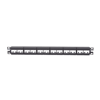 Panel de Parcheo Modular Mini-Com (Sin Conectores), Plano, Sin Blindaje, de 24 Puertos, 1UR - Image 2