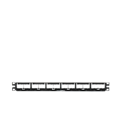 Panel de Parcheo Modular Mini-Com (Sin Conectores), Plano, Sin Blindaje, Con Etiqueta y Cubierta, de 24 Puertos, 1UR - Image 5