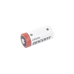 Batería de Litio CR123A | 3V | 1300 mAh | No Recargable | Acero Inoxidable | Operación -40°C a +60°C