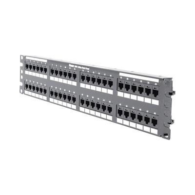 Panel de Parcheo de Impacto | Categoría 6A | 48 Puertos | 2UR | 19" | PoE++ 100W - Image 2