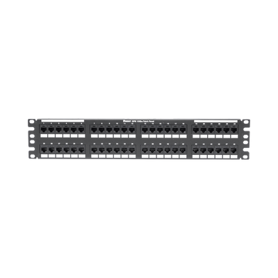 Panel de Parcheo de Impacto | Categoría 6A | 48 Puertos | 2UR | 19" | PoE++ 100W