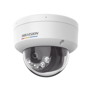 [Dual Light + ColorVu] Domo IP 2 Megapixel | Lente 2.8 mm | 30 mts IR + 30 mts Luz Blanca | Micrófono Integrado | ACUSENSE Lite | Exterior IP67 | IK08 | dWDR | PoE | Micro SD