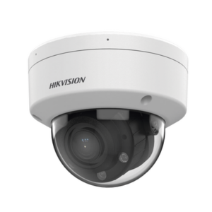 Domo IP 4 Megapíxel | Lente Motorizado 2.8 a 12 mm | Dual Light (30 mts IR + 30 mts Luz Blanca) | Motion Detection 2.0 | Microfono Integrado | Exterior IP67 | IK08 | WDR 120 dB | PoE | Micro SD