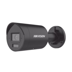 [Dual Light + 2 Micrófonos Integrados] Bala IP 4 Megapixel | Color Negro | Lente 2.8 mm | 40 mts Luz Blanca + 40 mts IR | ACUSENSE | Exterior IP67 | WDR 120 dB | PoE | ONVIF | Micro SD | Metal | ACUSEEK
