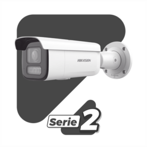 [Dual Light + 2 Micrófonos Integrados] Bala IP 2 Megapixel | Lente Mot. 2.8 a 12 mm | 60 mts Luz Blanca + 60 mts IR | ACUSENSE | Exterior IP67 | IK10 | WDR 120 dB | PoE+ | Alarmas I|O | Micro SD | Metal | IK10 | ACUSEEK