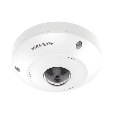 Fisheye IP 4 Megapixel | Panorámica 180° - 360° | Exterior IP67 | IK10 | PoE | Múltiples Vistas por iVMS-4200