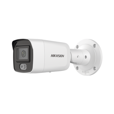 Bala IP 4 Megapixel | Imagen a color 24|7 | Lente 2.8 mm | Luz Blanca 40 mts | Exterior IP67 | WDR 120 dB | Audio y Alarma | Captura Facial | Onvif | MicroSD