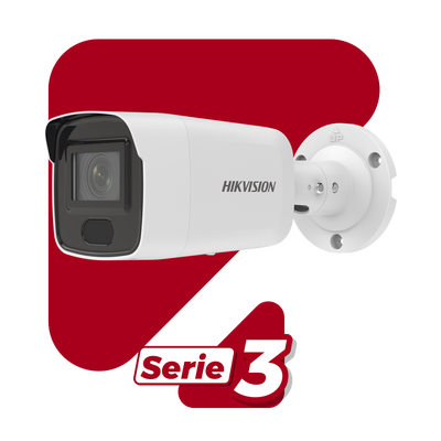 Cámara Bala IP | 6 Megapixel | Lente 2.8 mm | Ángulo 105° | IR 40 m (131.2 ft) | IP67 | PoE | Audio y Alarmas I|O | Micro SD - Image 2