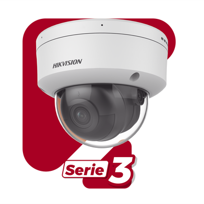 Cámara Domo IP | 6 Megapixel | Lente 2.8 mm | IR 40 m (131.2 ft) | WDR 120 dB | IP67 | IK10 | 4 Analíticos IA Seleccionables | PoE | Audio y Alarma I|O - Image 2