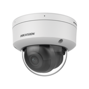 Cámara Domo IP | 6 Megapixel | Lente 2.8 mm | IR 40 m (131.2 ft) | WDR 120 dB | IP67 | IK10 | 4 Analíticos IA Seleccionables | PoE | Audio y Alarma I|O
