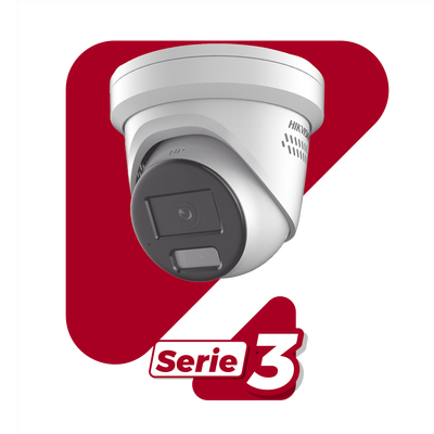 Turret IP | 4 Megapixel | Lente 2.8 mm | 40 mts IR (131 pies) | Exterior IP67 | Audio de Dos Vías | DarkFighter | PoE | Luz Estroboscópica | 4 Analíticos IA Intercambiables - Image 2