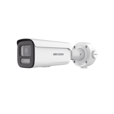 Cámara Bala IP | 8 Megapixel (4K) | Lente Motorizado 2.7-13.5 mm | Dual Light 60 m (196.9 ft) | Darkfighter S | WDR 130 dB | 4 Analíticos Avanzados | IP67 | IK10