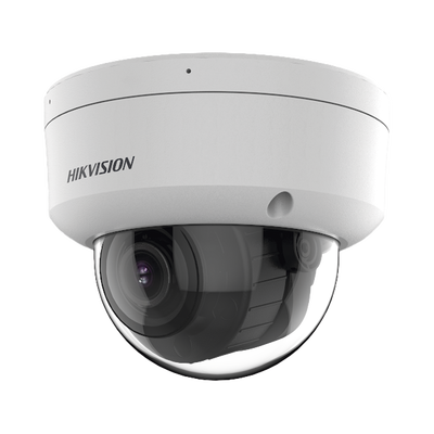Cámara Domo IP | 4 Megapixel | Dual Light 30 m (98.4 ft) | Lente Motorizado 2.7-13.5 mm | WDR 120 dB | IP67 | IK10 | PoE