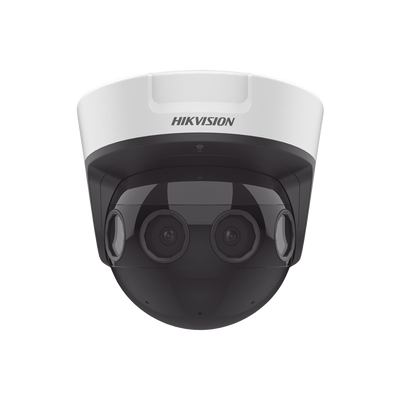PanoVu Series | Vista Panorámica 180° | 32 Megapixel en Total | 4 Lentes 2.8 mm (4 Lentes 8 Megapixel) | 20 mts IR | Exterior IP67 | IK10 | 12 Vcc | PoE+ | Micro SD