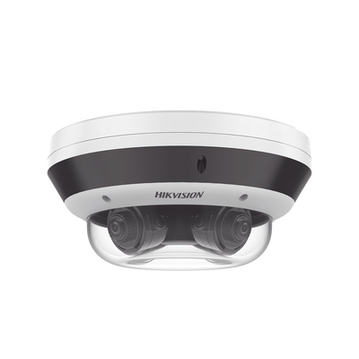 Cámara IP Panorámica 360° | 16 Megapixel | 4 Lentes Motorizadas 2.8-12 mm | WDR 120 dB | IR 30 m (98.4 ft) | IP67 | IK10 | PoE+