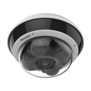Cámara IP Panorámica 360° | 22 Megapixel Total | 4 Lentes Mot. 2.8 a 12 mm + Fisheye | DarkFighter | AcuSense | IR 30 m (98.4 ft) | IP67 | IK10 | PoE+