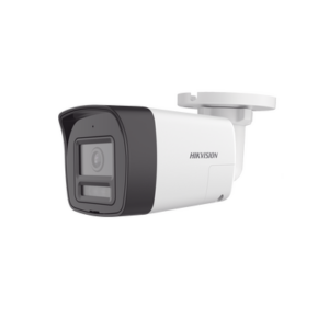 [Audio Bidireccional + Sirena & Estrobo + Dual Light + ColorVu] Bala TURBOHD 4K (8 Megapixel) | Lente 2.8 mm | 30 mts IR EXIR + 20 mts Luz Blanca | Micrófono y Bocina Integrado | Exterior IP67 | Metal | dWDR