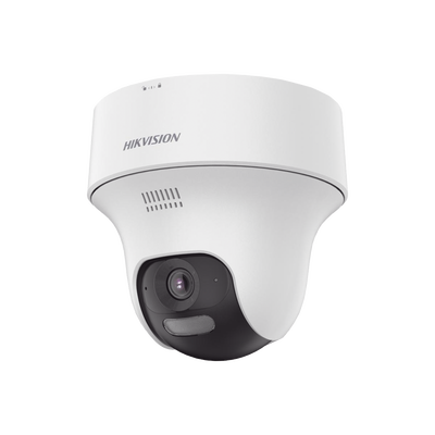 Turret PT IP 2 Megapixel | Lente 2.8 mm | Dual Light (20 mts IR + 15 mts Luz Blanca) | Wi-Fi | IP54 | dWDR | H.265 | Audio Bidireccional (Micrófono y Bocina) | Micro SD