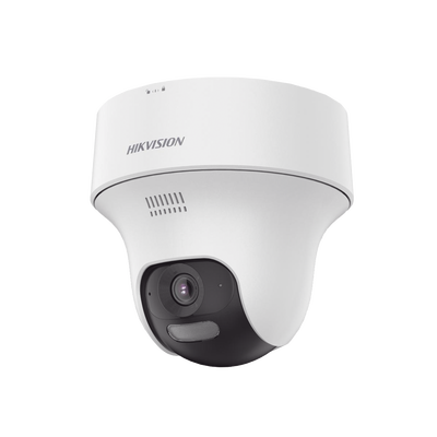 Turret PT IP 4 Megapixel | Lente 2.8 mm | Dual Light (20 mts IR + 15 mts Luz Blanca) | Wi-Fi | IP54 | dWDR | H.265 | Audio Bidireccional (Micrófono y Bocina) | Micro SD