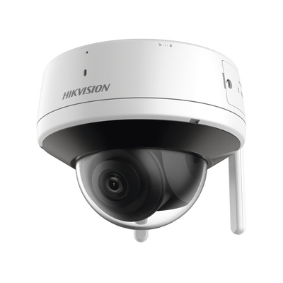 Domo IP 4 Megapixel | Lente 2.8 mm | 30 mts IR | Exterior IP66 | Wi-Fi | WDR 120 dB | Soporta Micro SD | H.265+ | Micrófono y Bocina Interconstruido