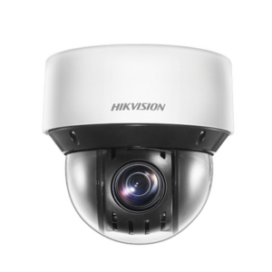 Mini Domo IP PTZ 4 Megapixel | 25X Zoom | 50 mts Luz Infrarroja Inteligente (Visión Nocturna) | Autoseguimiento | WDR 120 dB | PoE+ | IP66 | Ultra Baja Iluminación | MicroSD