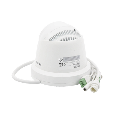 Turret IP Dual | Térmica 1.8 mm (160 x 120) | Óptico 2 mm (4 Megapixel) | Detección de Personas 53 mts | 15 mts IR | Exterior IP67 | PoE | Termométrica | Detección de Temperatura | Sirena y Luz | Micro SD 32 GB Incluida - Image 4