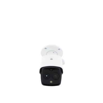 Bala IP Dual | Térmica 6.9 mm (256 x 192) | Óptico 6.4 mm (4 Megapixel) | 30 mts IR | Exterior IP67 | PoE | Termométrica | Detección de Temperatura | Sirena y Luz Intermitente Integrada | Micro SD - Image 3