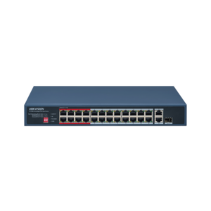 Switch PoE+ | No Administrable | 24 Puertos 10|100 Mbps PoE+ | 2 Puertos 1000 Mbps Uplink | 1 Puerto SFP Uplink | Modo Extendido hasta 300 Metros | 230 W