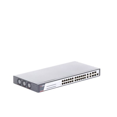 Switch Gigabit PoE+ | Administrable | 24 Puertos 1000 Mbps PoE+ | 4 Puertos 1000 Mbps + 4 Puertos SFP de Uplink | 370 Watts | Soporta IGMP - Image 2