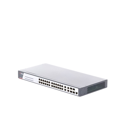 Switch Gigabit PoE+ | Administrable | 24 Puertos 1000 Mbps PoE+ | 4 Puertos 1000 Mbps + 4 Puertos SFP de Uplink | 370 Watts | Soporta IGMP - Image 3