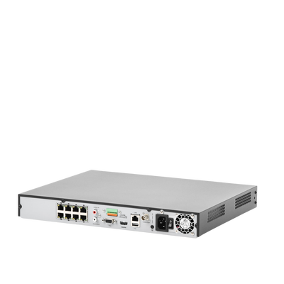 (ACUSENSE | Evita Falsas Alarmas) NVR 12 Megapixel (4K) | Reconocimiento Facial | 8 Canales IP | Base de Datos | 8 Puertos PoE+ | 2 Bahías de Disco Duro | Switch PoE 300 mts Modo Extendido - Image 4