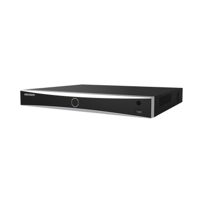 NVR 12 Megapixel (4K) | 32 canales IP | AcuSense (Evita Falsas Alarmas) | Reconocimiento Facial | 2 Bahías de Disco Duro | HDMI en 4K | Sin Puertos PoE+