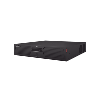 NVR IP | 128 Canales | 32 Megapixel (8K) | AcuSense | ANPR | RAID Hot Swap | 8 Bahías HDD | Dual HDMI 8K | 16 Entradas de Alarma