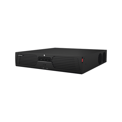 NVR IP | 32 Canales | 32 Megapixel (8K) | AcuSense | ANPR | 8 Bahías HDD | RAID Hot Swap | Dual HDMI 8K | 2 Interfaces de Red